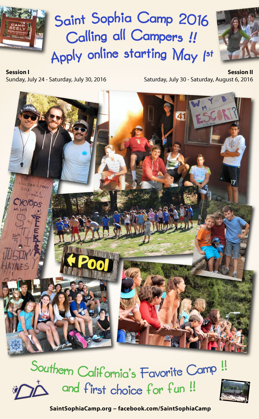 [Saint Sophia Camp - Camper registration]