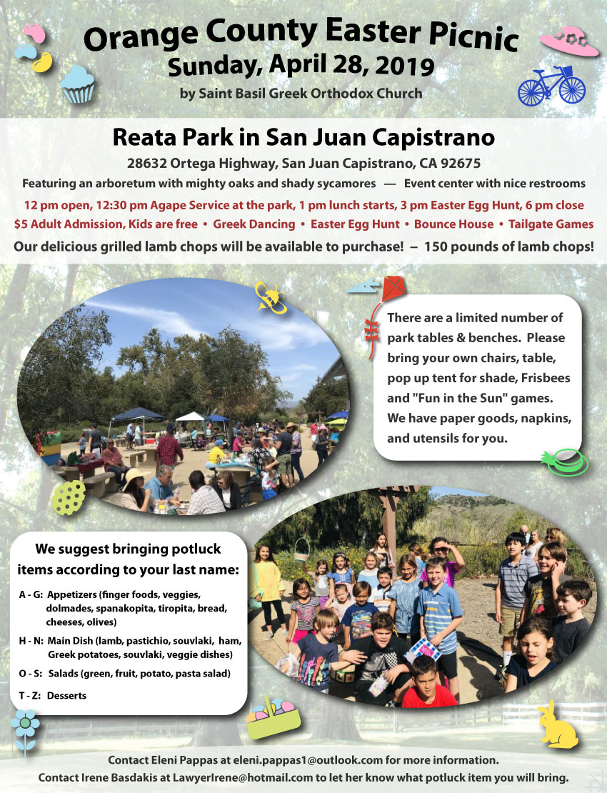 [Orange County Easter Picnic in San Juan Capistrano, California]