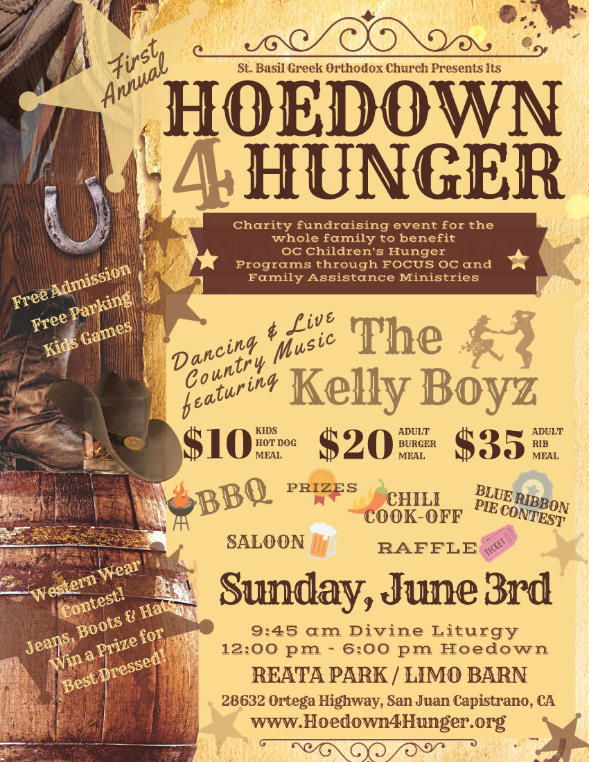 [Hoedown For Hunger in San Juan Capistrano, California]