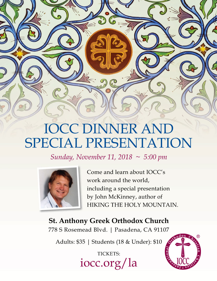 [IOCC Benefit Dinner in Pasadena, California]