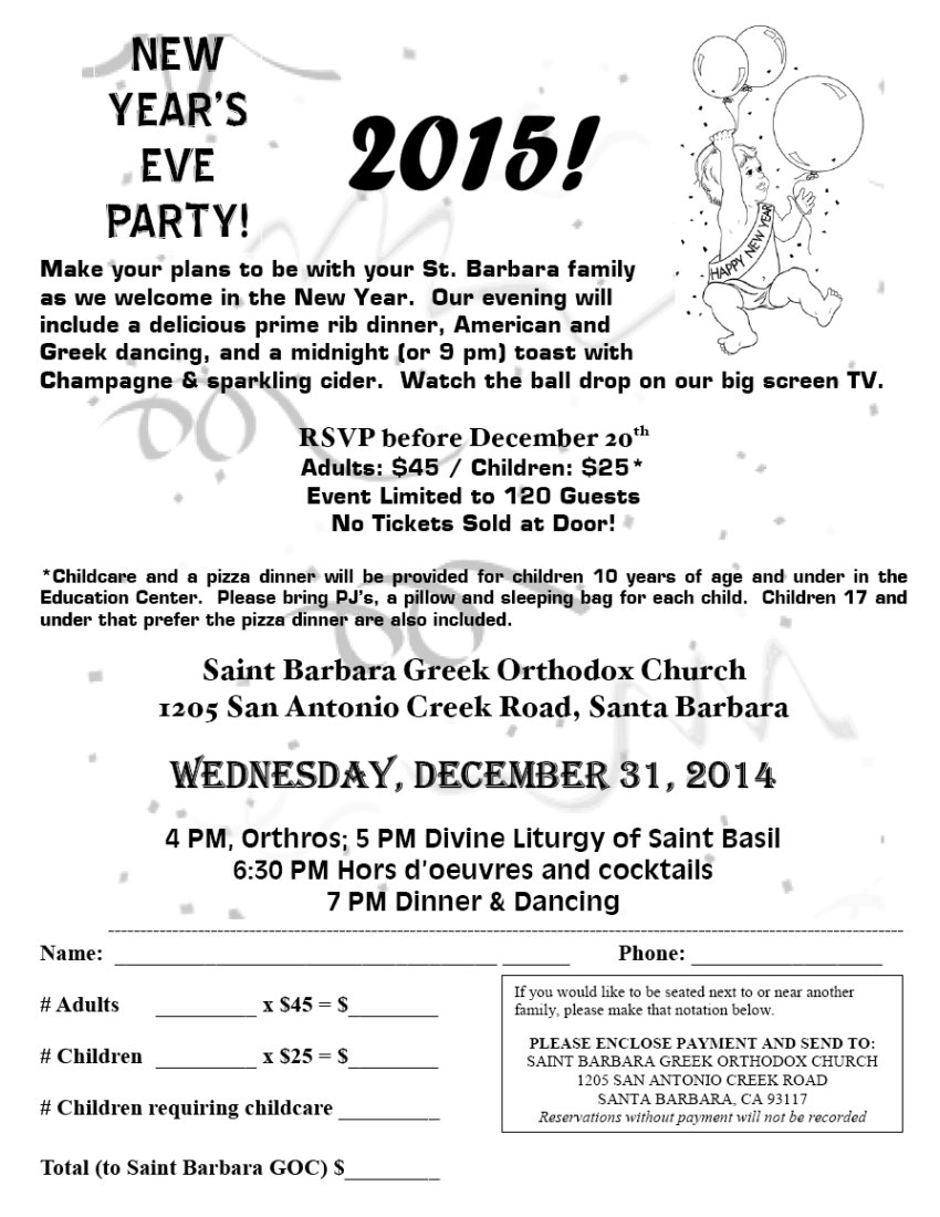 [New Year's Eve Party in Santa Barbara, California]