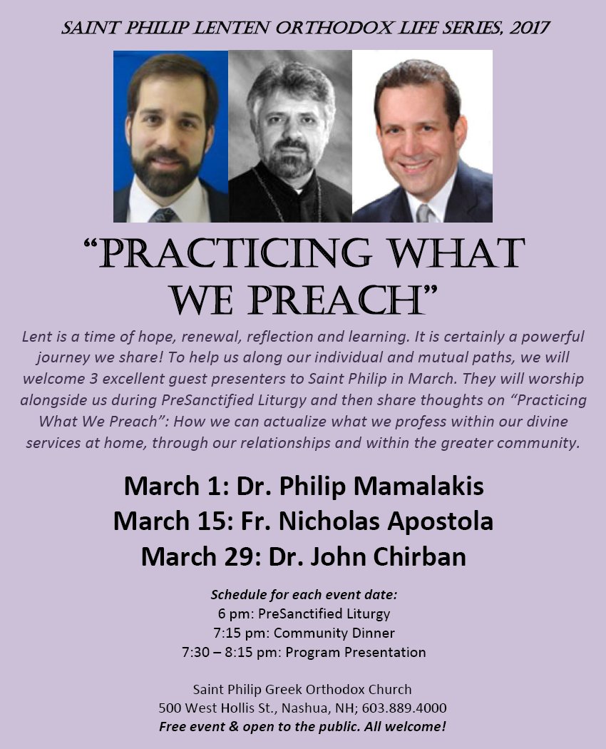 [Orthodox Life Series at Saint Philip in Nashua, New Hampshire]