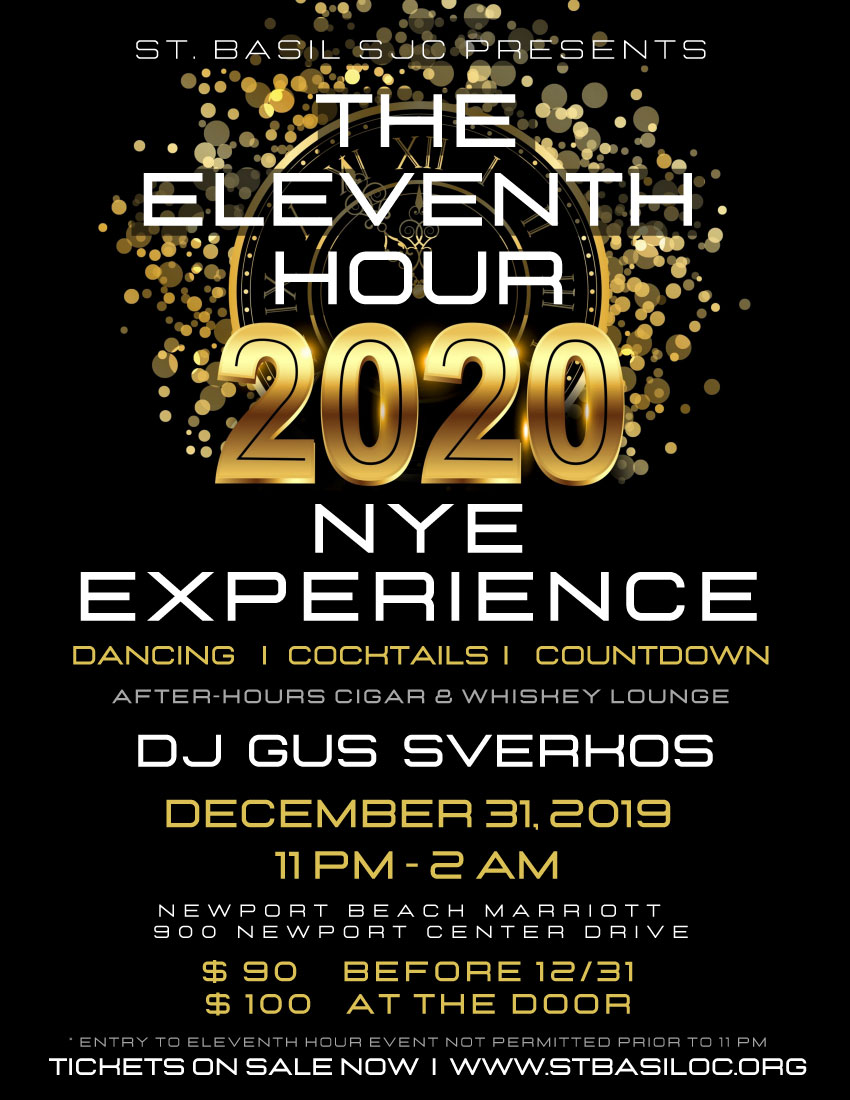 [New Year's Eve Eleventh Hour in Newport Beach, California]