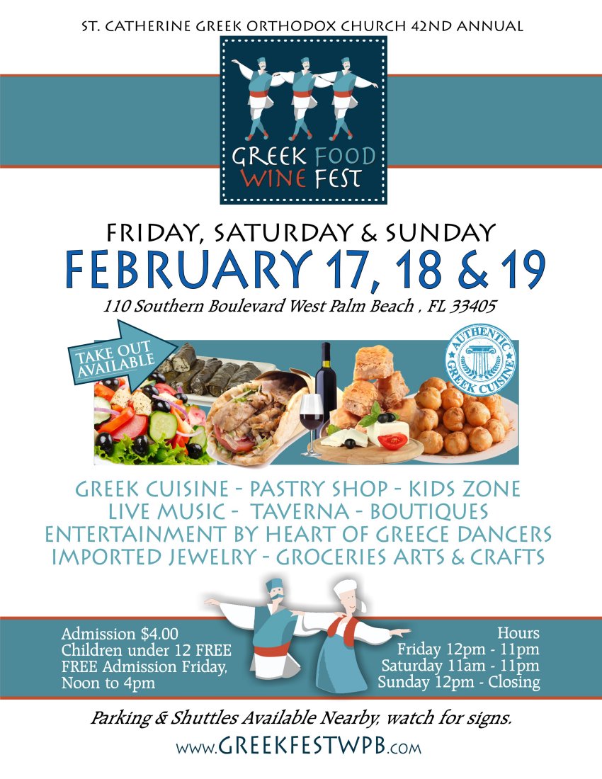 [Greek Festival in West Palm Beach, Florida]